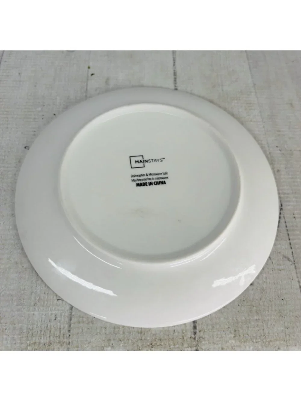 Mainstays Gray & White ABSTRACT FLORAL MIX MATCH Ceramic Lunch Salad Plate Set 3